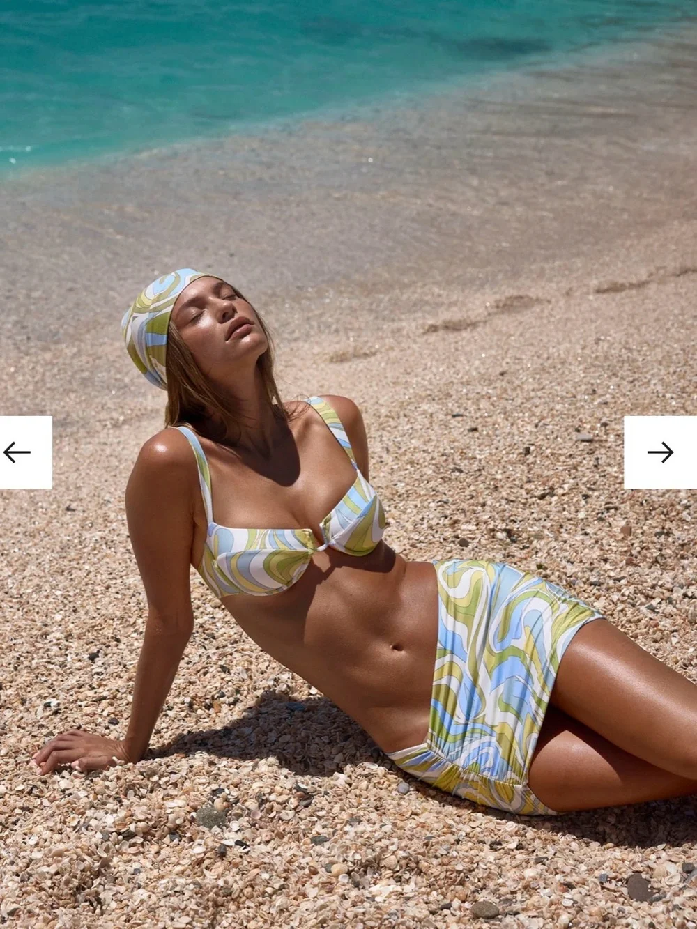 Monday Swimwear Bimini Skirt- Costa Rei Apple